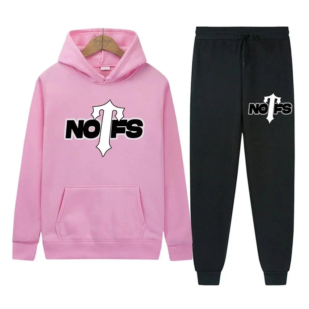 NOFS Tracksuits Logo hoodie and joggers set — TJ-TZ-0095
