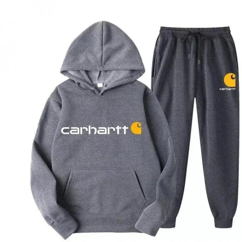 Carhartt Matching Sets Logo Hooded Sweatshirt and Joggers Set image 3