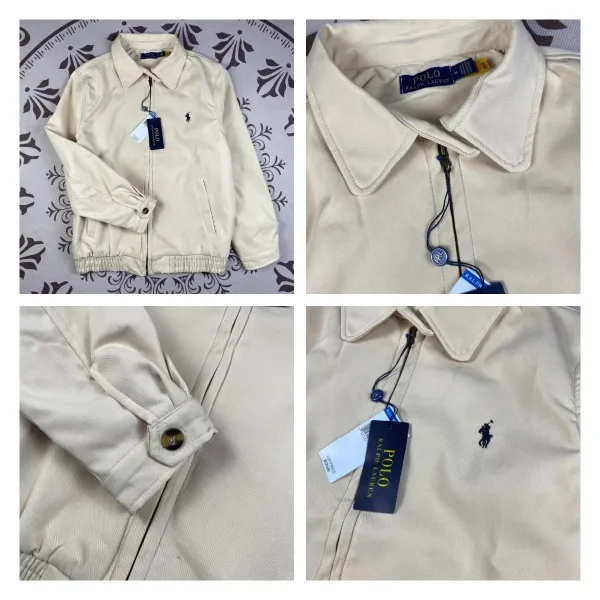 Polo Ralph Lauren Harrington Jacket Beige Outerwear - 9