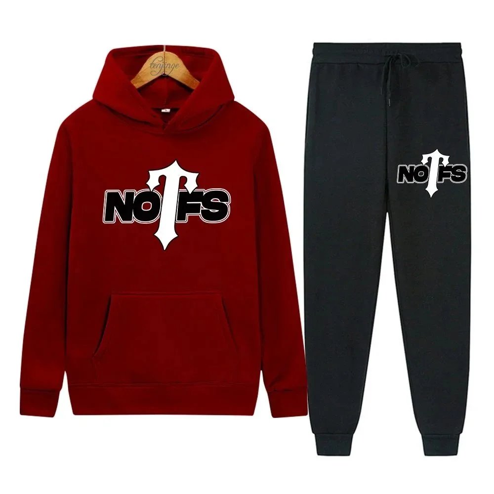 NOFS Tracksuits Logo hoodie and joggers set — TJ-TZ-0085