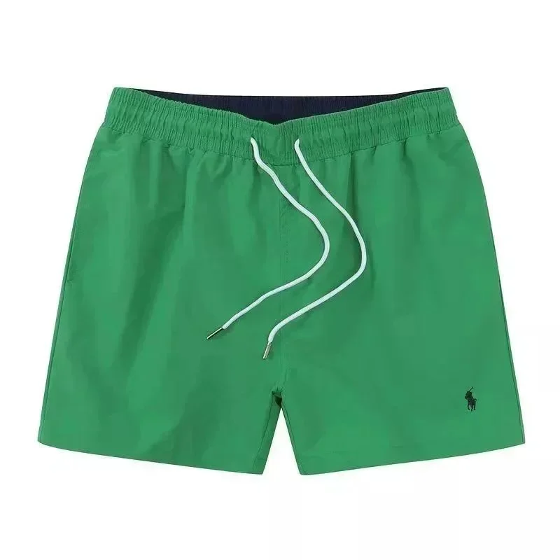 Ralph Lauren | Navy Quick-Drying Beach Shorts with Pony Embroidery