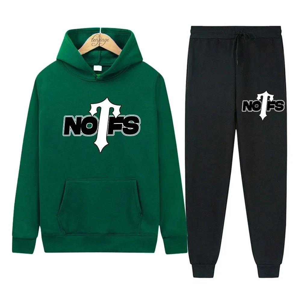 NOFS Tracksuits Logo hoodie and joggers set — TJ-TZ-0091