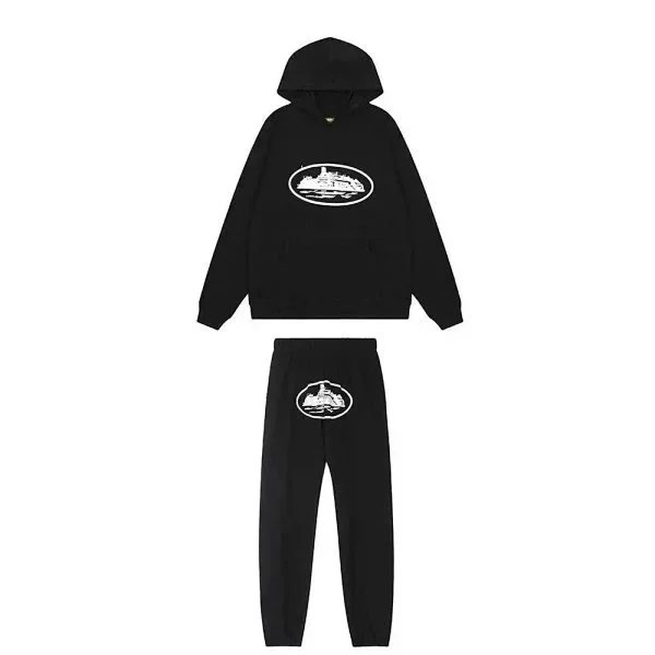 Design Graphic Logo Black Sweatpants - 11