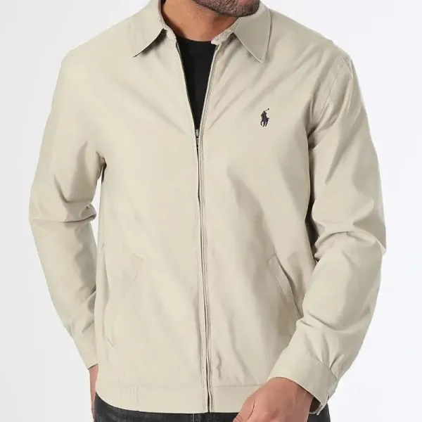 Polo Ralph Lauren Harrington Jacket Beige Outerwear - 6