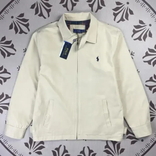 Polo Ralph Lauren Harrington Jacket Beige Outerwear - 13