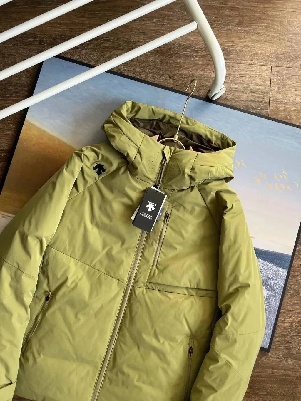 Descente Down Jacket Black Long Parka - 7