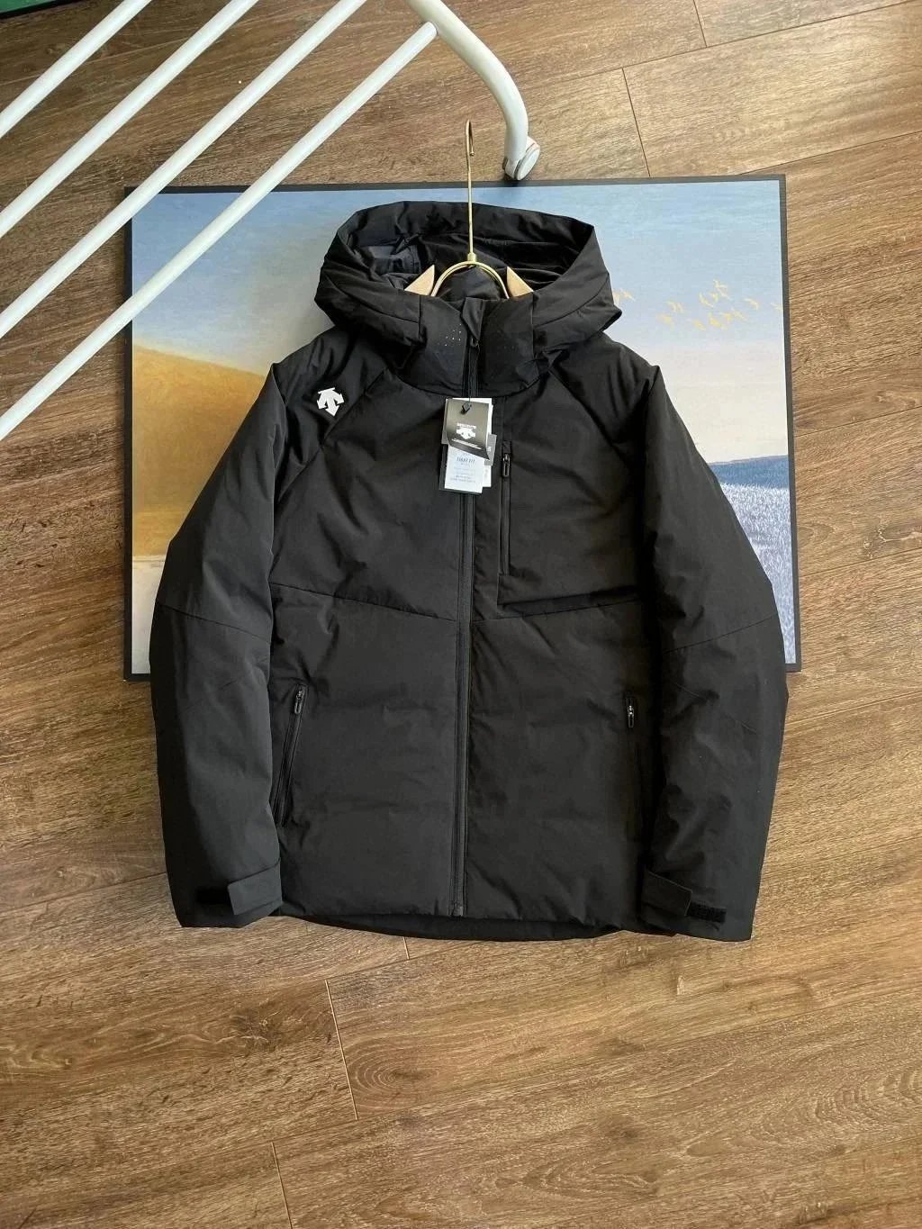 Descente Down Jacket Black Long Parka - 9