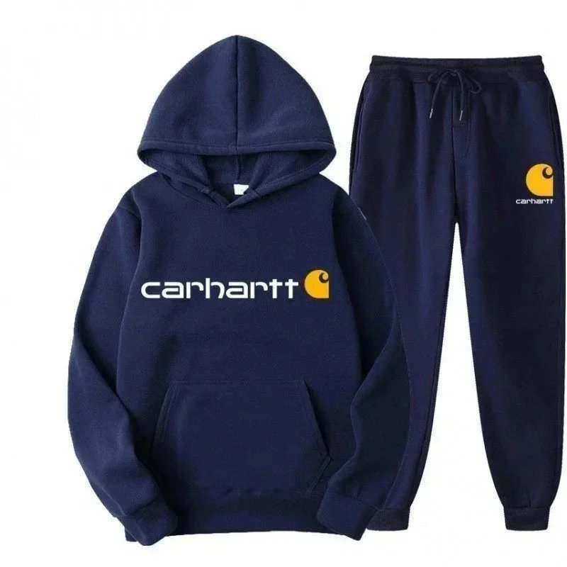 Carhartt Matching Sets Logo Hooded Sweatshirt and Joggers Set image 5