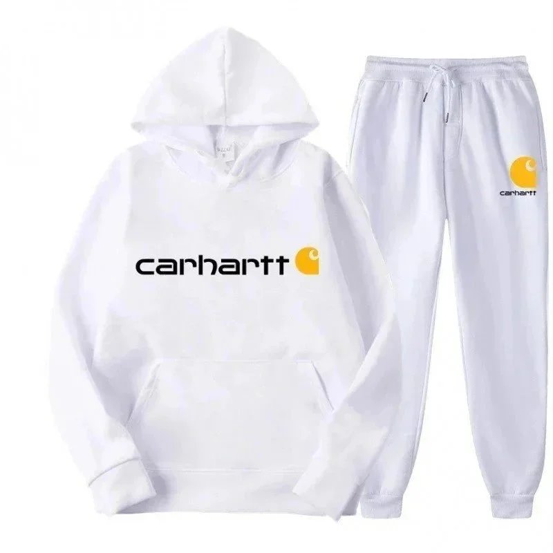 Carhartt Matching Sets Logo Hooded Sweatshirt and Joggers Set image 4