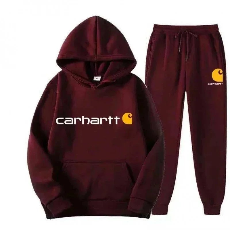 Carhartt Matching Sets Logo Hooded Sweatshirt and Joggers Set image 6