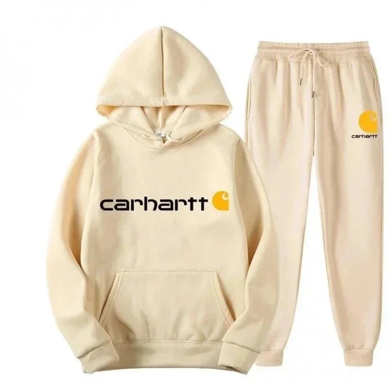 Carhartt Matching Sets Logo Hooded Sweatshirt and Joggers Set image 15