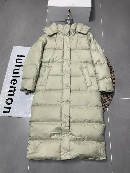 Lululemon x Moncler Down Parka Sage Green Down Jacket - 1