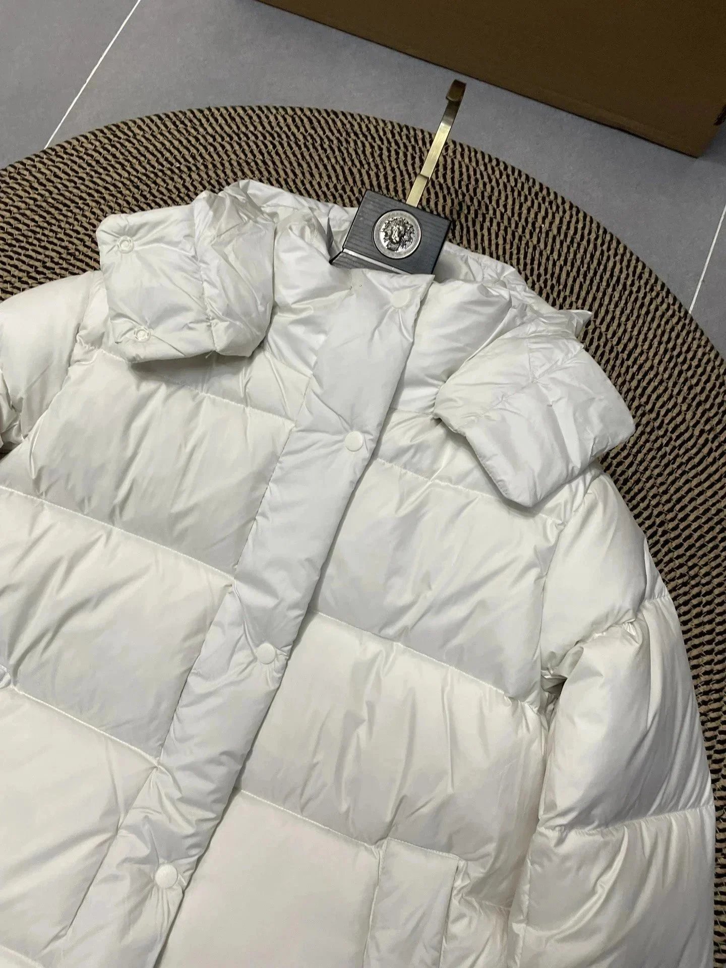 Moncler Genius Down Jacket Black Long Puffer Coat - 5