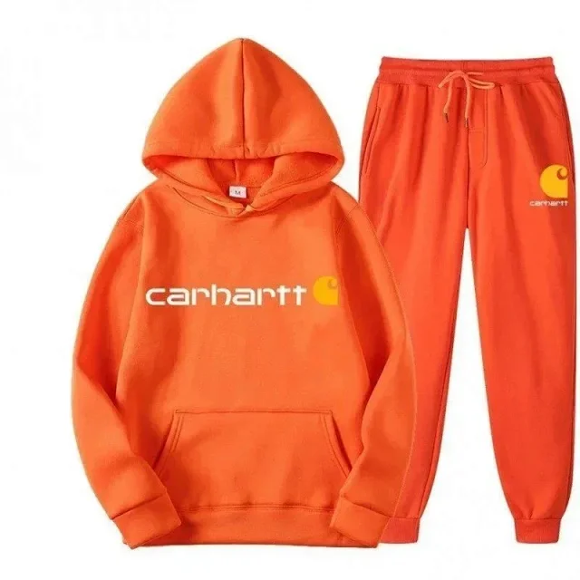Carhartt Matching Sets Logo Hooded Sweatshirt and Joggers Set product detail image 7