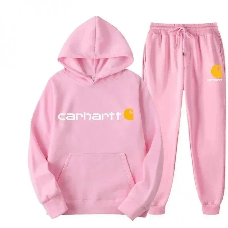 Carhartt Matching Sets Logo Hooded Sweatshirt and Joggers Set image 11