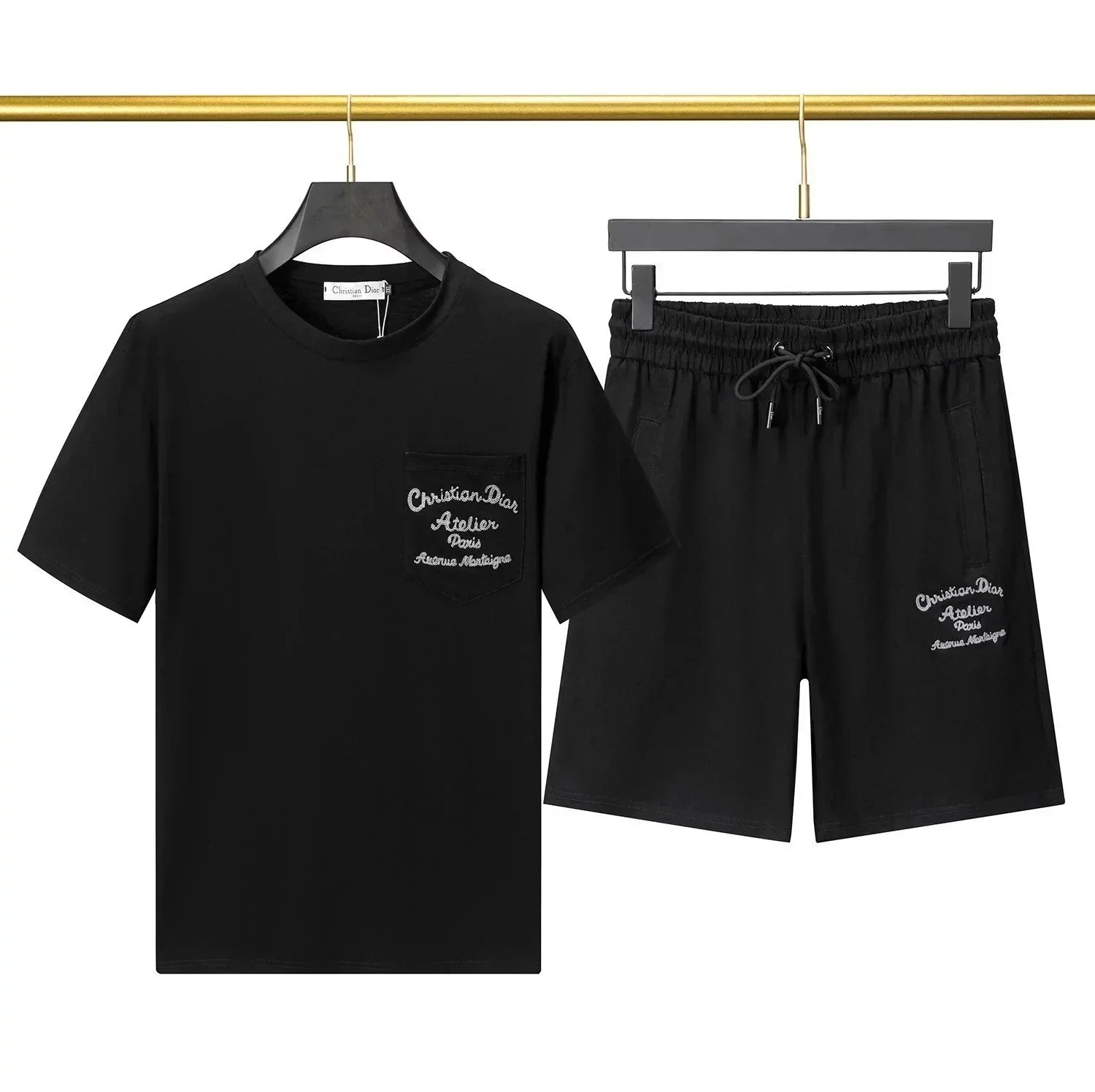 Dior Matching Sets Short-Sleeve T-Shirt and Shorts Set — 3