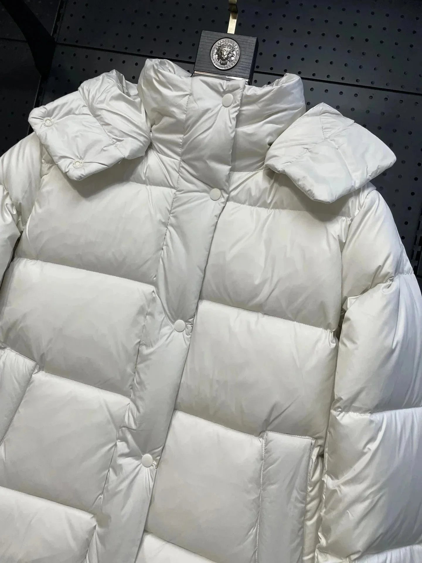 Moncler Genius Down Jacket Black Long Puffer Coat - 8