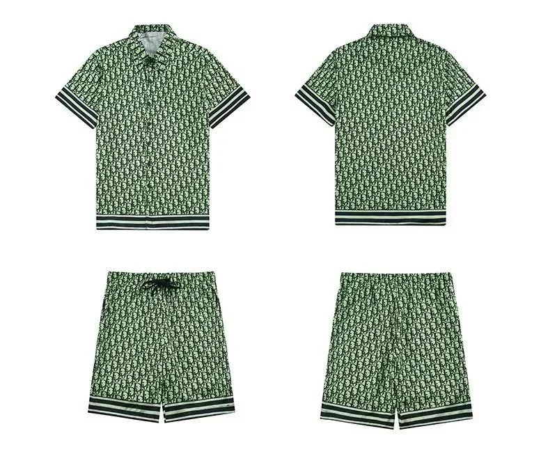 Dior Matching Sets Short-Sleeve T-Shirt and Shorts Set — 13