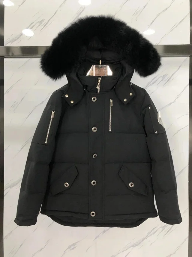 Unbranded Down Jackets Fur-Trim Hooded Bomber product detail image 17