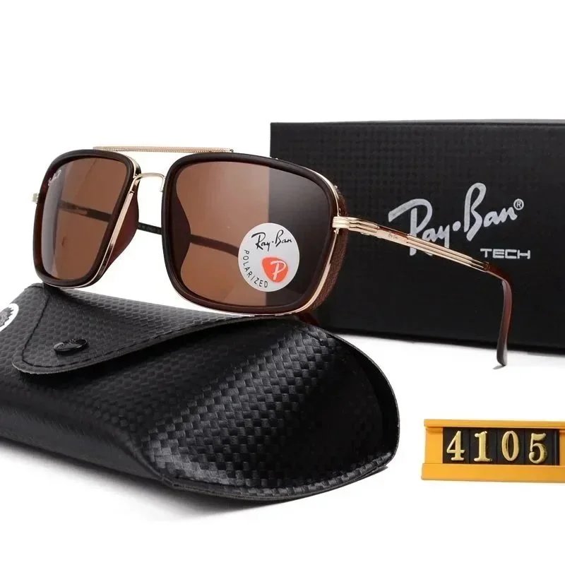 Ray-Ban Eyewear Round and rectangular polarized sunglasses image 7