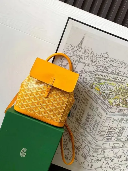 Goyard Saint-Louis Mini Backpack Yellow - 1