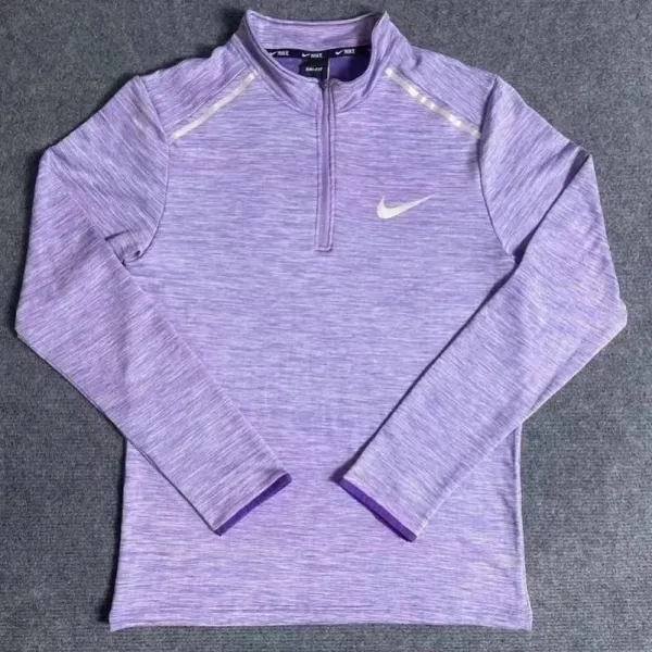 Nike Dri-FIT Element Half-Zip Base Layer Mint Green Top - 14