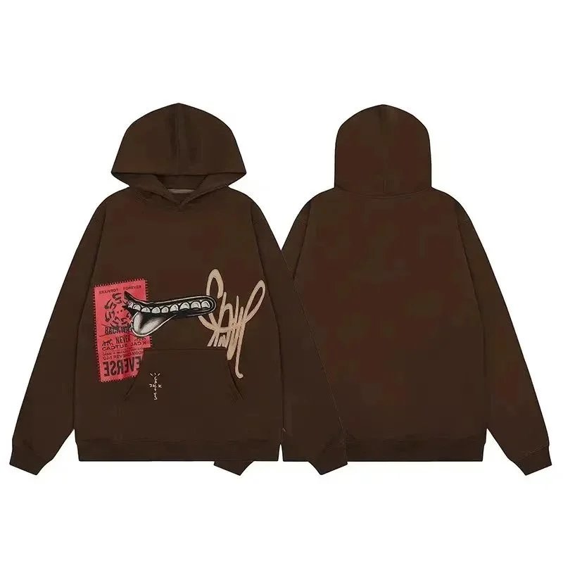 Unbranded Hoodies & Sweatshirts Graphic Print Hooded Sweatshirt — 23
