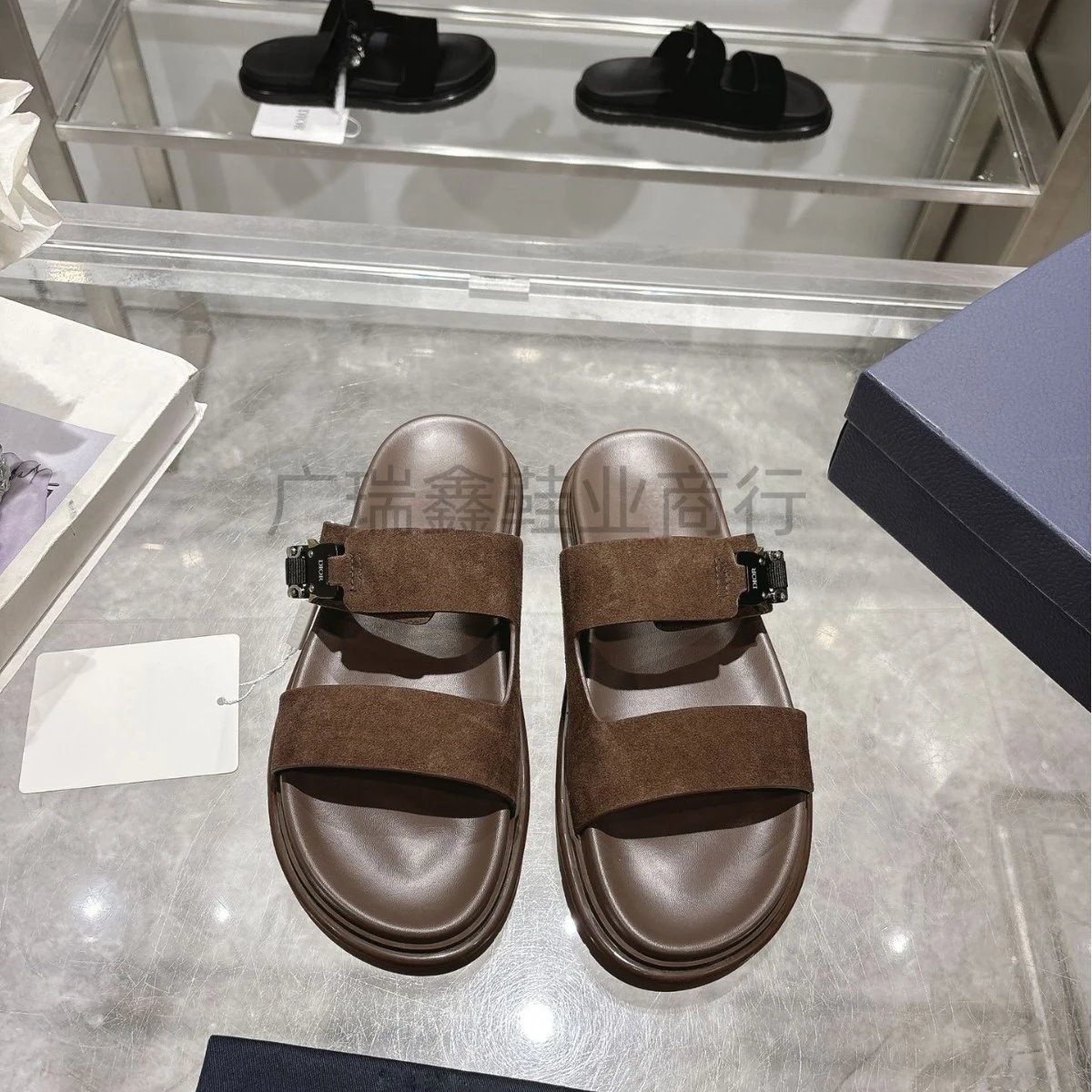 Dior Sandals Two-strap buckle slides image 2
