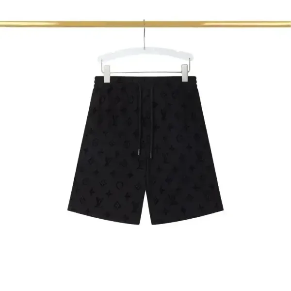 Louis Vuitton Monogram Embroidered Shorts Black - 11