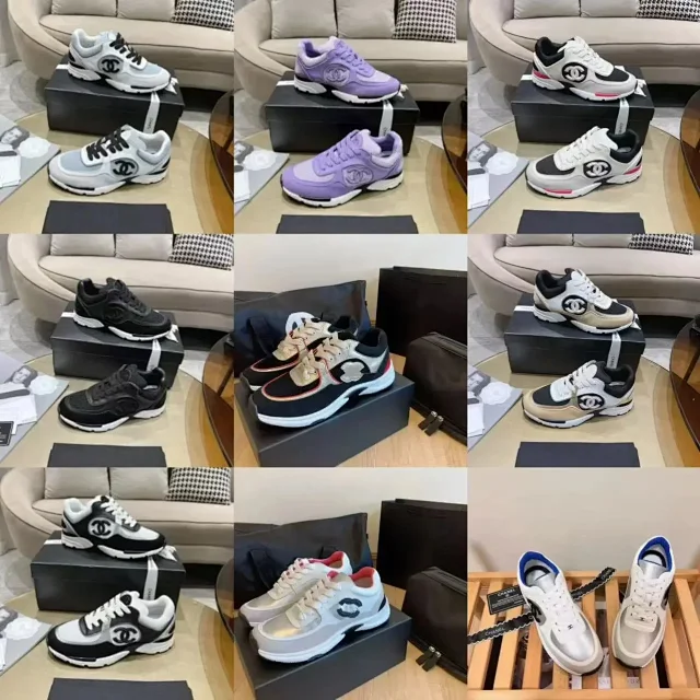 Chanel Sneakers Low-Top Logo-Appliqué Runner product detail image 1
