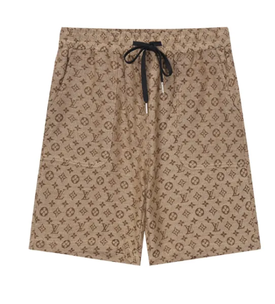 Louis Vuitton Monogram Embroidered Shorts Black - 16