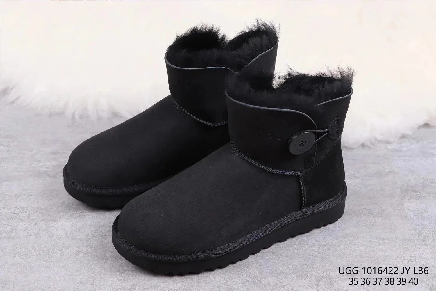 UGG Slippers Suede Slip-On with Braided Trim and Shearling Lining — 29
