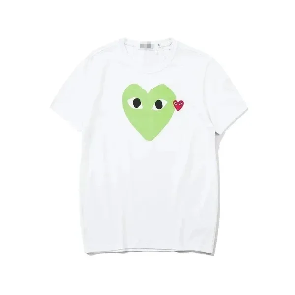 Play Comme des Garçons Heart Eyes Green T-Shirt - 1