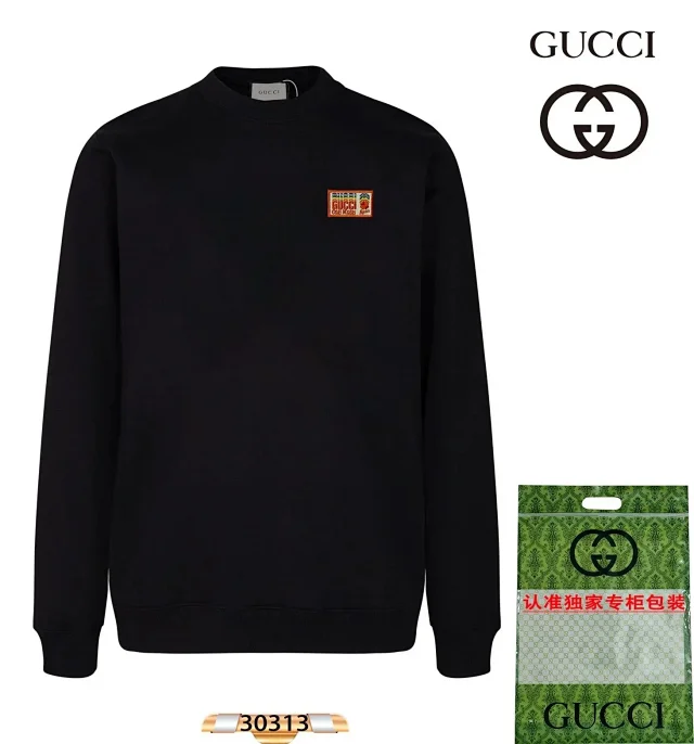 Gucci Hoodies & Sweatshirts Logo Graphic Crewneck Sweatshirt product detail image 2
