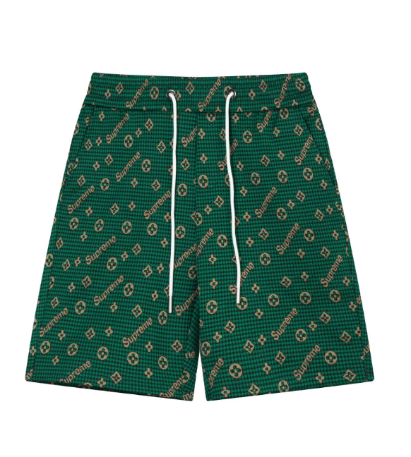 Louis Vuitton Monogram Embroidered Shorts Black - 13