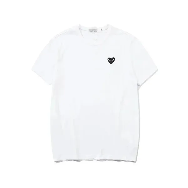 Comme des Garçons Play Heart Eyes White T-Shirt - 1