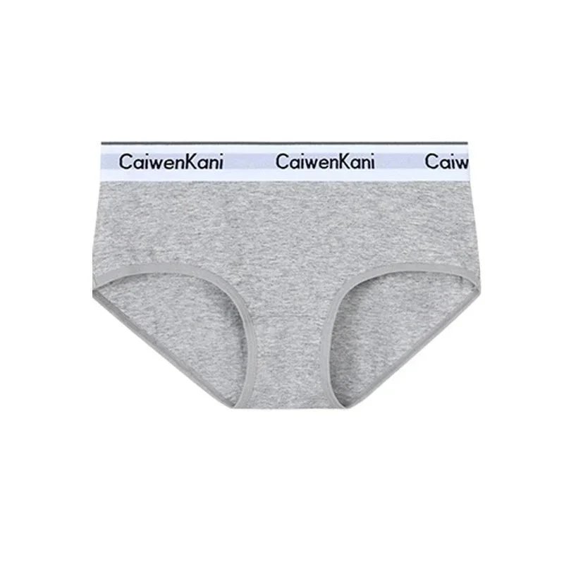 Caiwen Kani Underwear Seamless triangle bra and briefs set — 565 women’s panties, gray