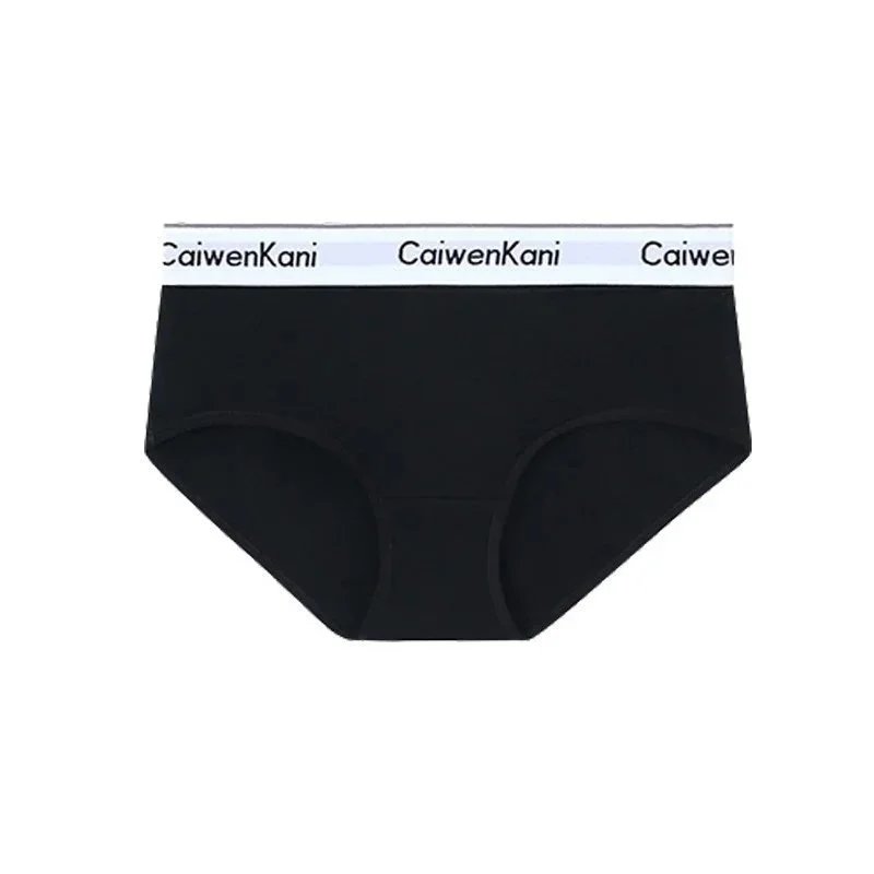 Caiwen Kani Underwear Seamless triangle bra and briefs set — 565 women’s panties, black