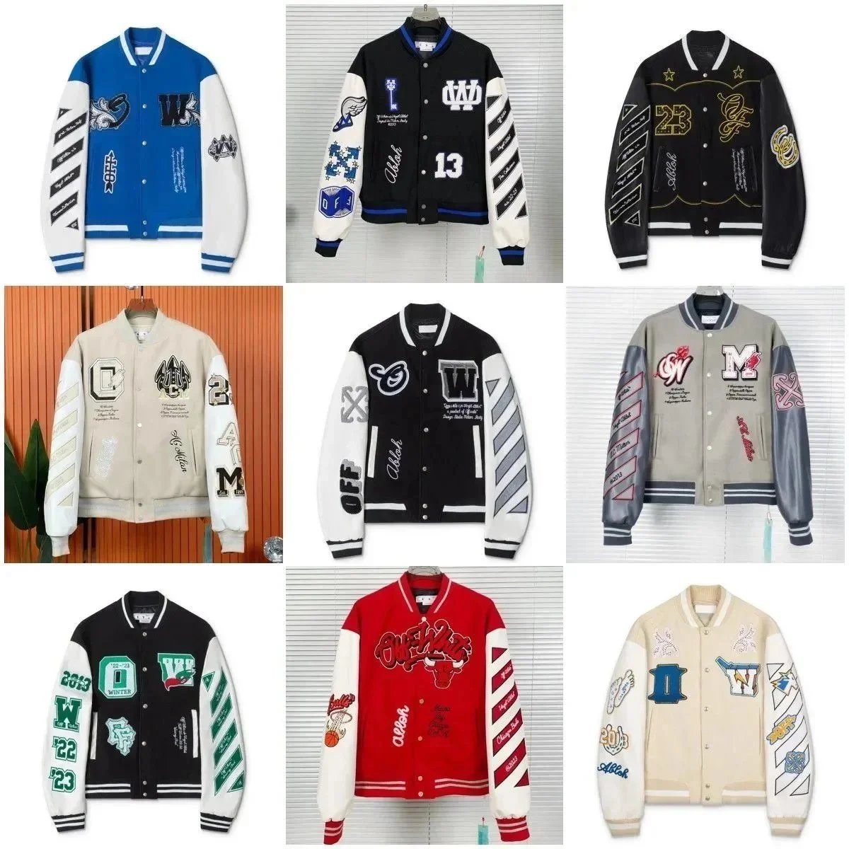 Off-White Varsity Jackets [22 