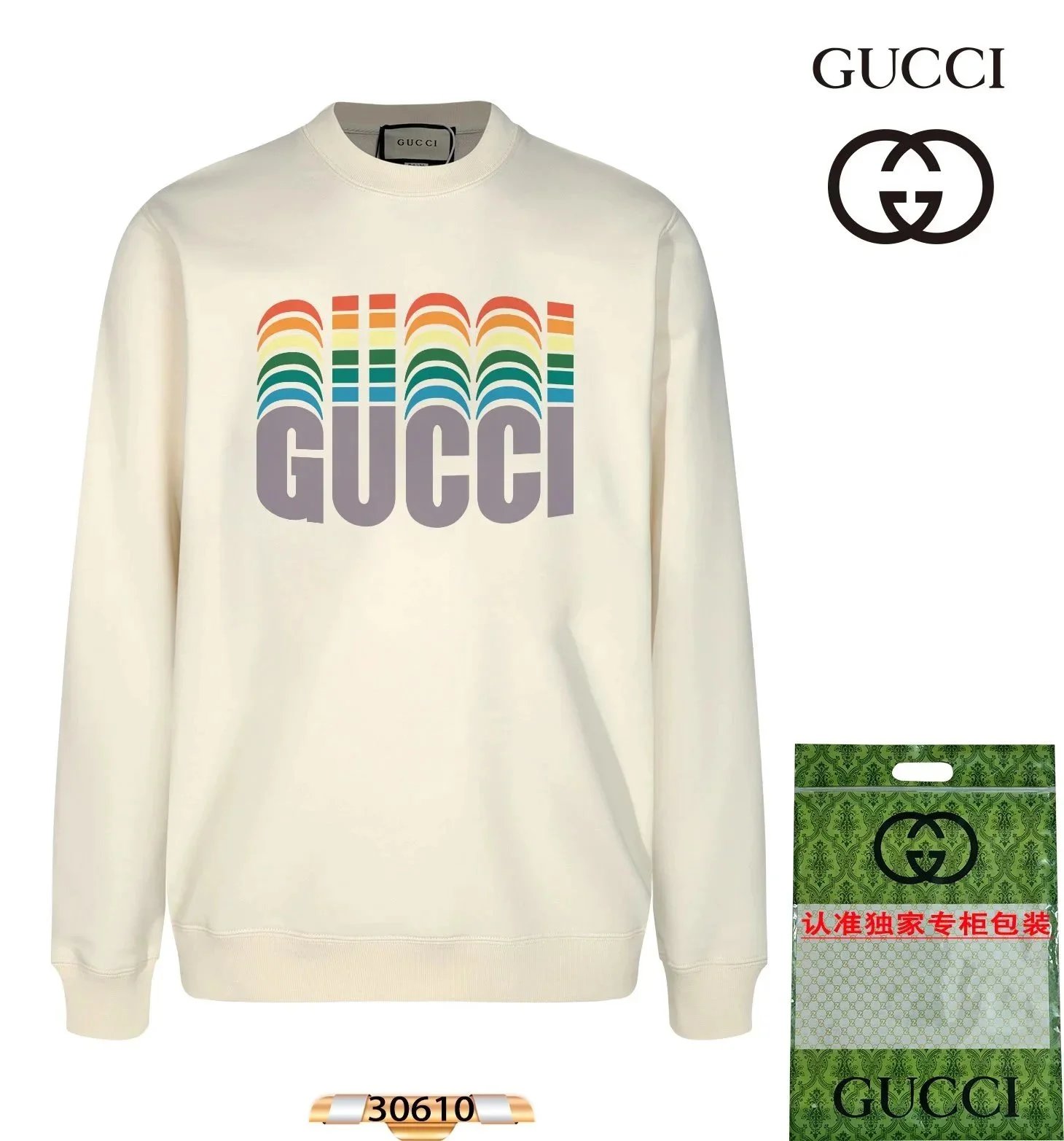 Gucci Hoodies & Sweatshirts Logo Graphic Crewneck Sweatshirt image 12