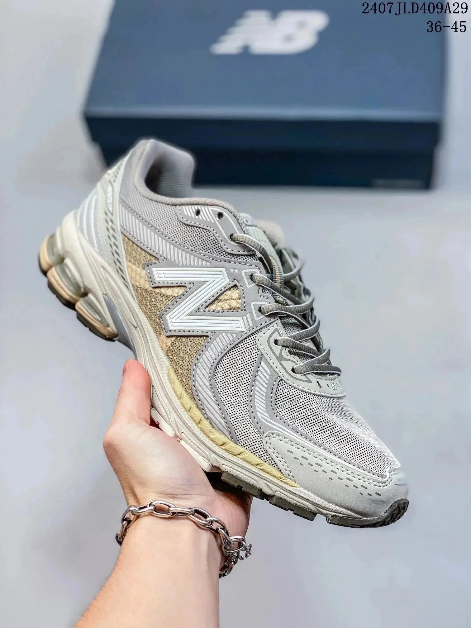 New Balance Sneakers 550 low-top lace-up — 14 gray