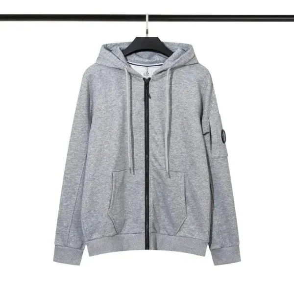 C.P. Company Full-Zip Hoodie Gray Hoodie - 1