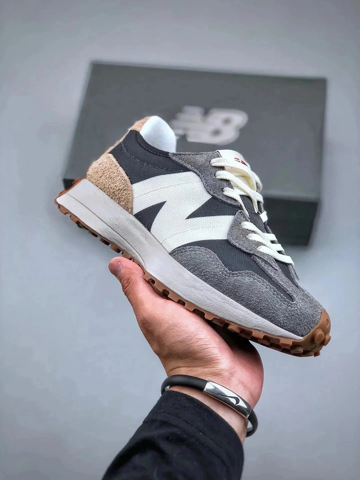 New Balance Sneakers 550 low-top lace-up — 29 gray