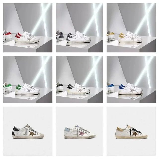 Unbranded Sneakers Low-Top Star Appliqué Glitter Heel product detail image 1