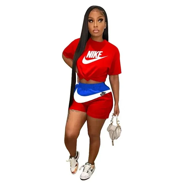 Unbranded Matching Sets Children's ringer T-shirt and shorts set with embroidered graffiti graphic product detail image 10