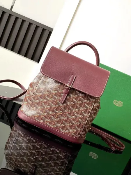 Goyard Saint-Louis Mini Backpack Burgundy - 1