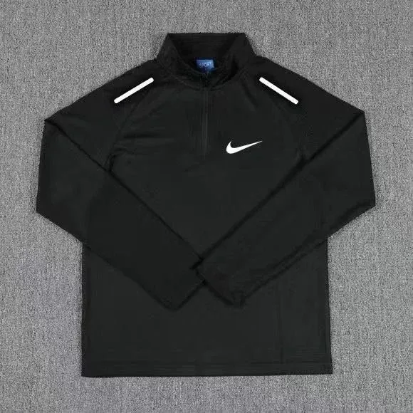 Nike Dri-FIT Element Half-Zip Base Layer Mint Green Top - 16