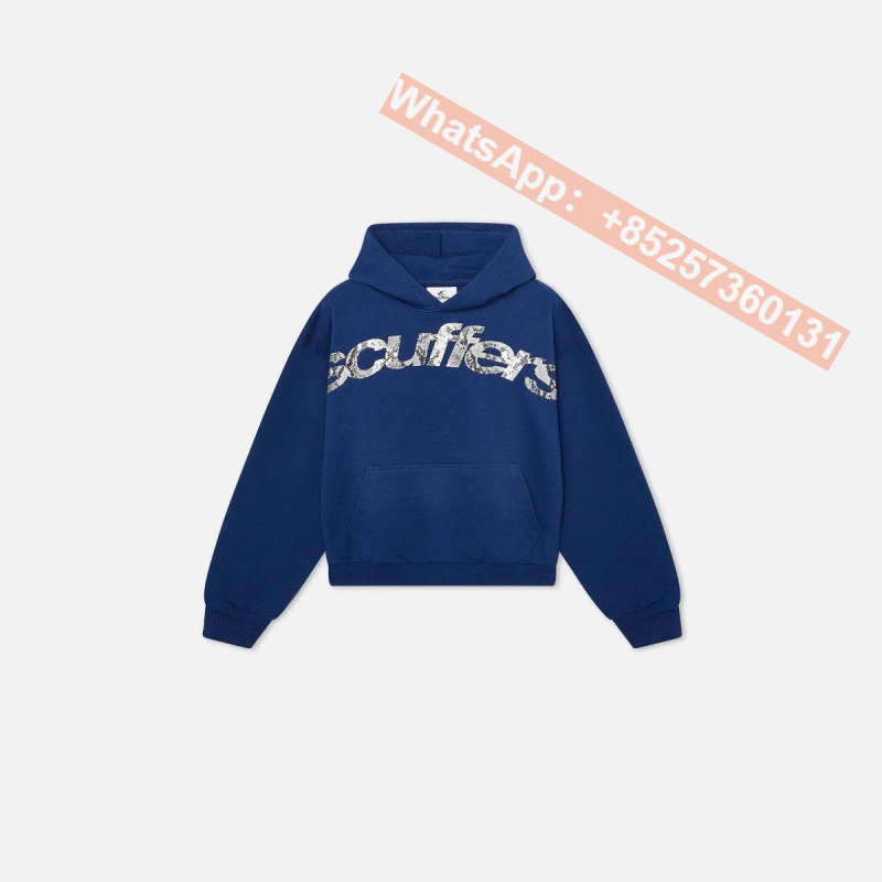 SC hoodie * letter * blue