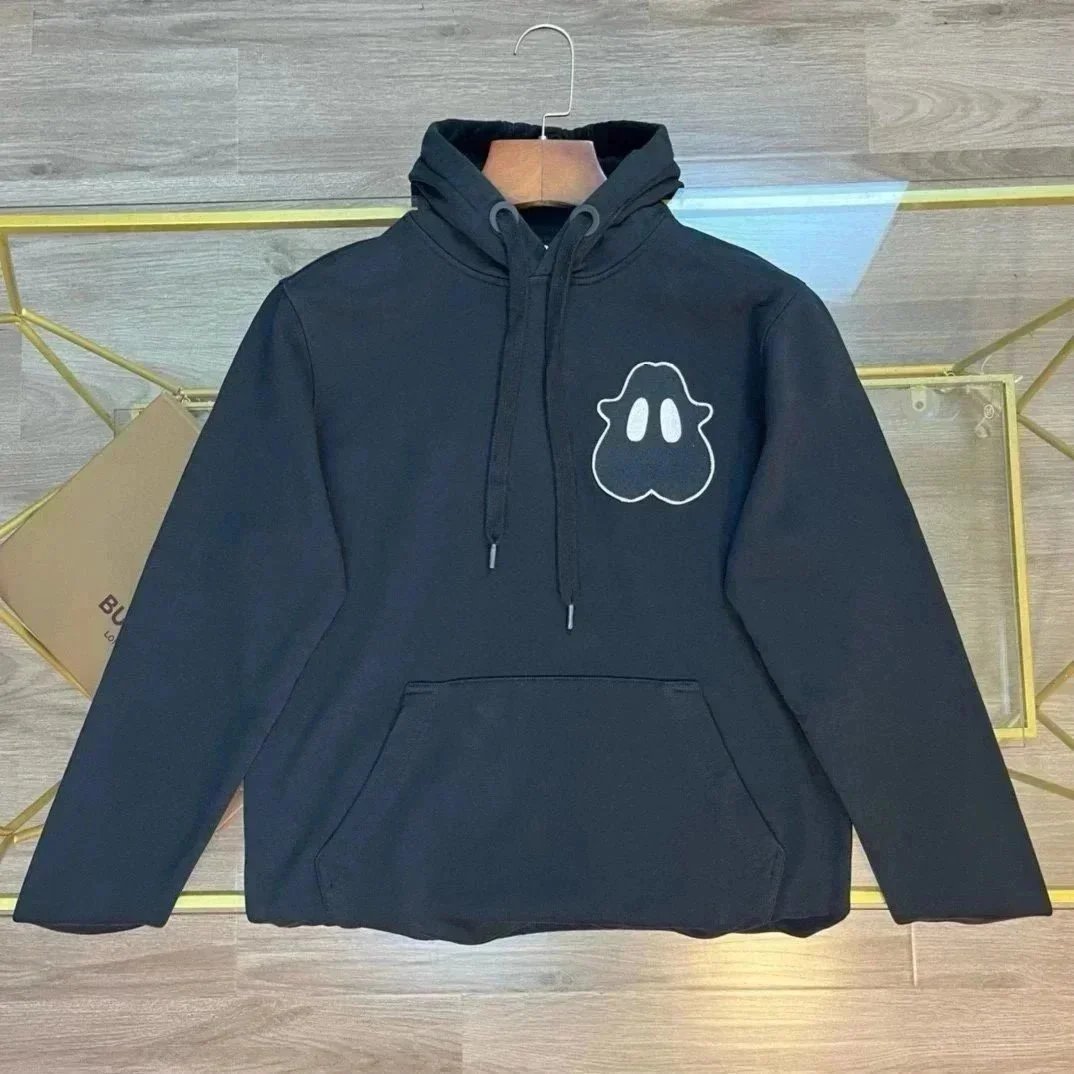 Burberry Hoodies & Sweatshirts Zip-Up Hooded Sweatshirt with Check Hood Lining — 38