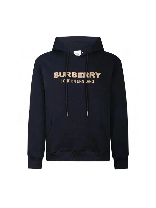 Burberry Hoodies & Sweatshirts Zip-Up Hooded Sweatshirt with Check Hood Lining product detail image 7